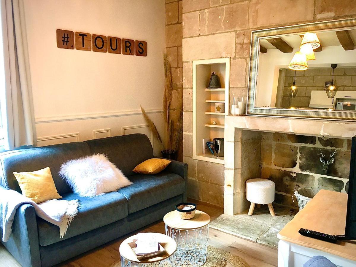 Vieux Tours, Charmant T2 40M2, 4 Pers, Lumineux Exteriör bild